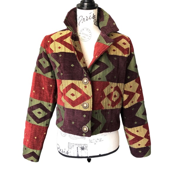 Vintage Painted Pony Tapestry Jacket | Medium - Picture 2 of 8